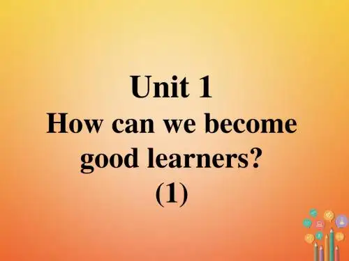 九年级英语口译精练Unit1Howcanwebecomegoodlearners(1)(新版人教新目标版)全面版