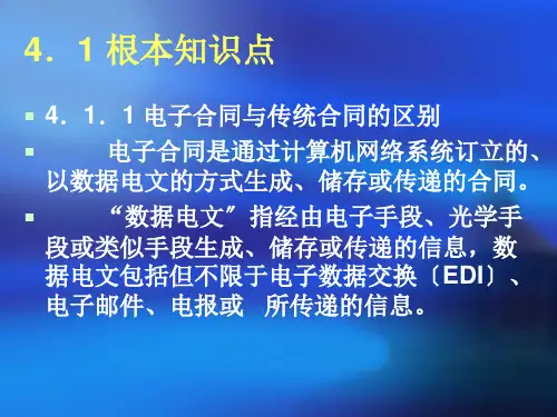 电子合同PPT课件