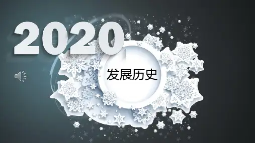 企业发展历史PPT模板
