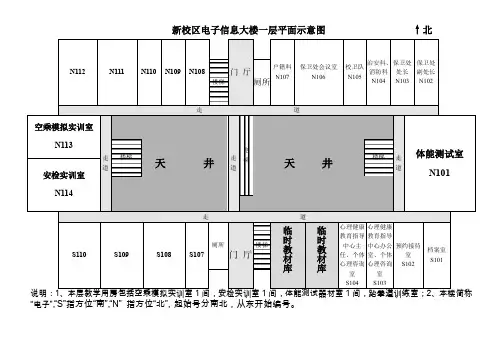 实训科研楼一层平面图