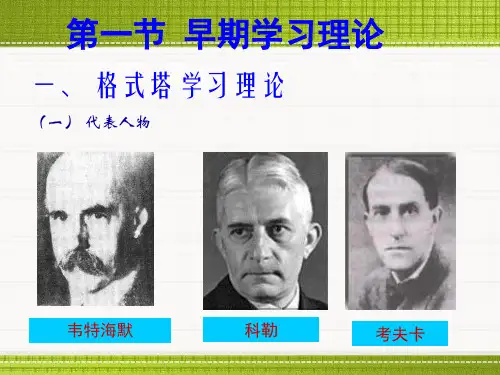 教育心理学认知学习理论ppt课件