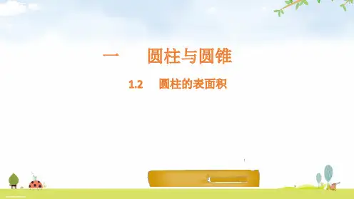 六年级下册数学课件-第2节 圆柱的表面积-北师大版(共22张PPT)