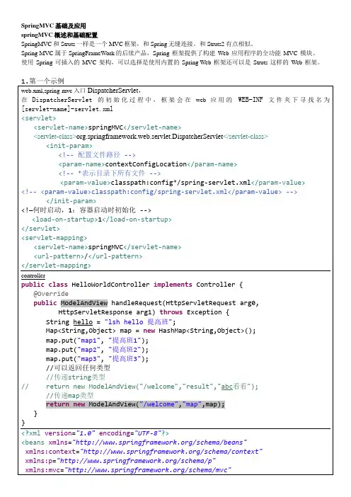 spring-mvc学习笔记