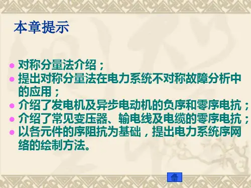 不对称故障分析