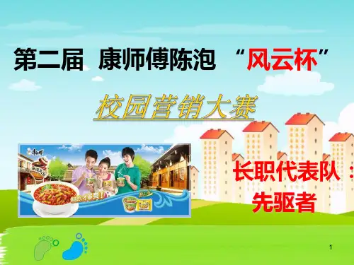 营销大赛成果展示PPT课件
