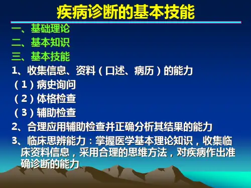 神经系统疾病诊断入门简介