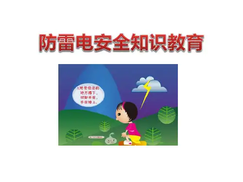 防雷电安全知识教育PPT课件
