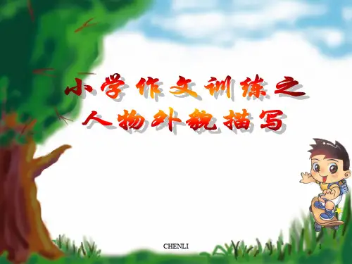 人物外貌描写三年级PPT课件