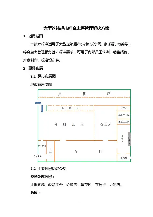 大型连锁超市综合虫害管理解决方案