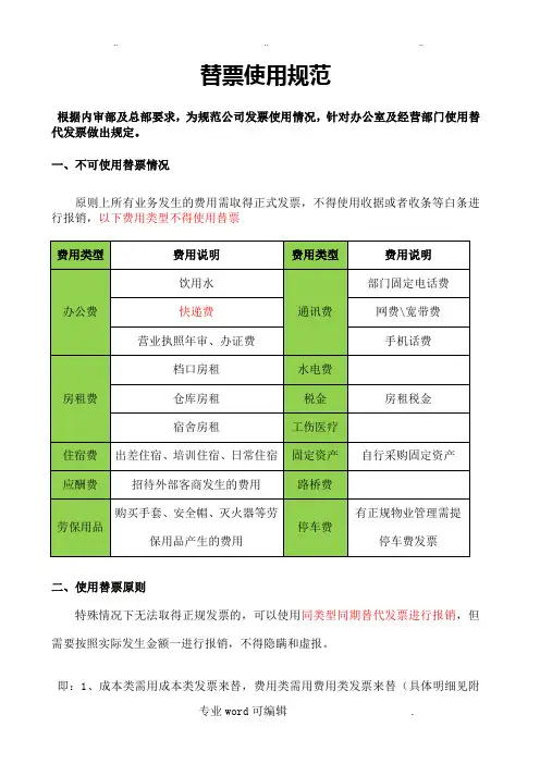 替票使用管理规定开始执行
