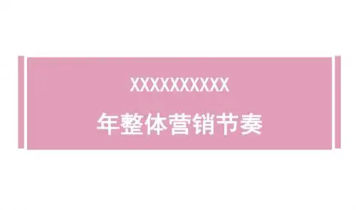 房地产项目年度整体营销节奏ppt课件