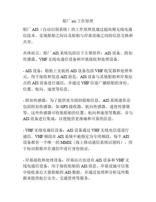 船厂ais工作原理
