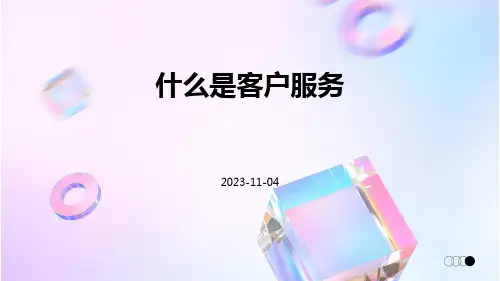 什么是客户服务