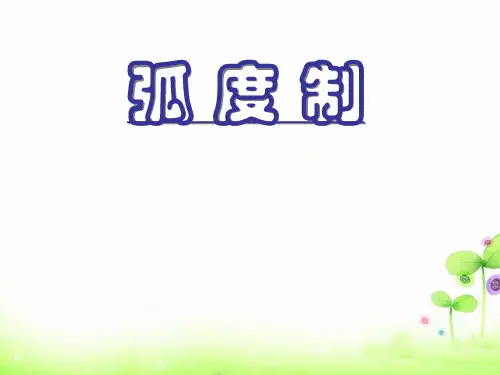 弧度制优秀课件 共27页