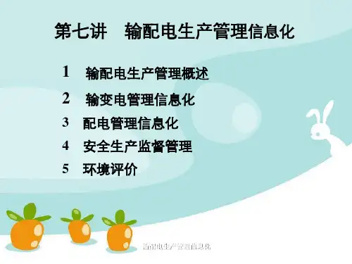 输配电生产管理信息化