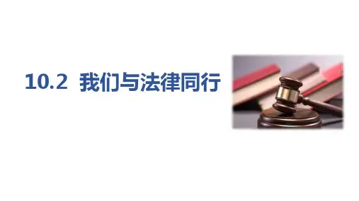 《我们与法律同行》PPT精品教学课件