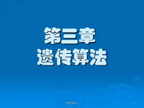 遗传算法  ppt课件