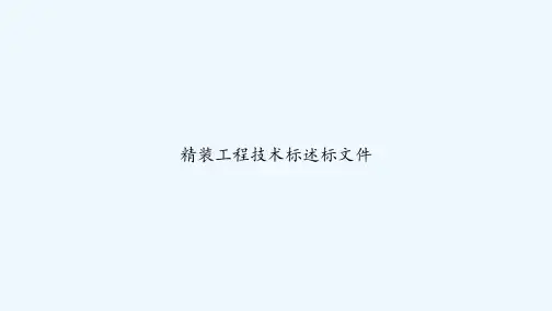 精装工程技术标述标文件 PPT