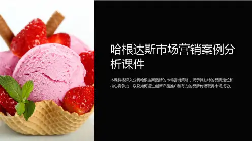 哈根达斯市场营销案例分析课件