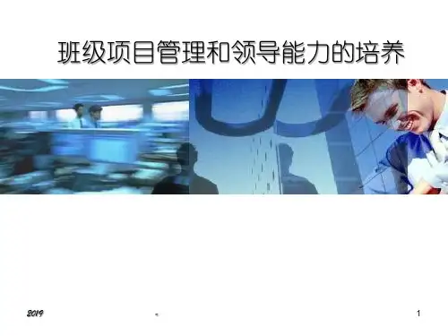 项目管理与项目化运作ppt课件