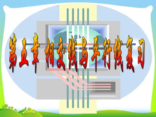 【最新】人教版七年级数学下册第五章《相交线与平行线复习课》公开课课件.ppt
