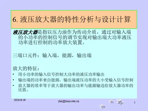 液压放大器