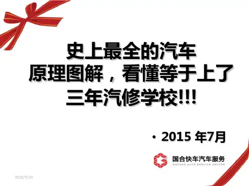 史上最全的汽车原理图解
