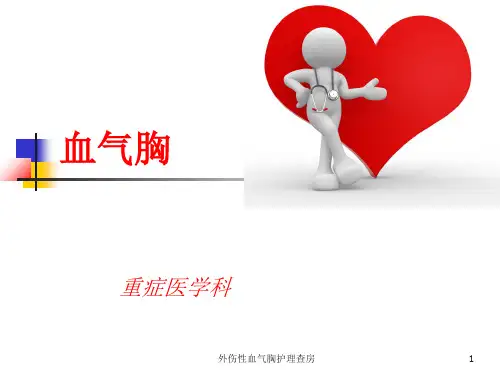 外伤性血气胸护理查房ppt课件