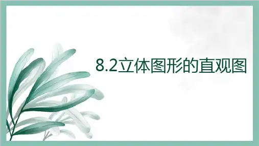 8.2立体图形的直观图课件2020-2021学年高一下学期数学人教A版(2019)必修第二册