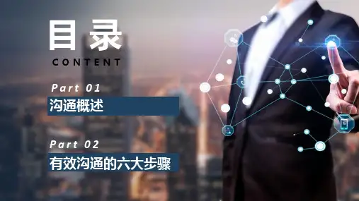 有效沟通六大步骤公司部门职场沟通技巧培训通用讲课PPT课件