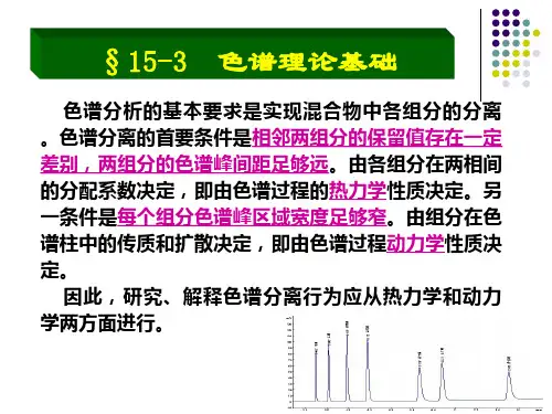 色谱理论基础