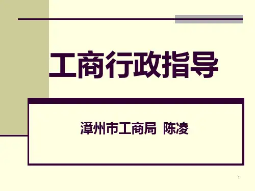 行政指导讲义 PPT课件