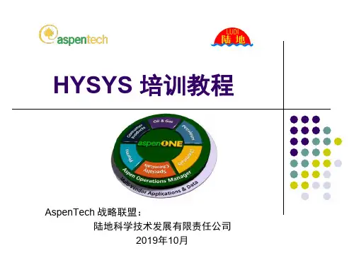 HYSYS培训教程1安装及简单使用-PPT文档资料64页