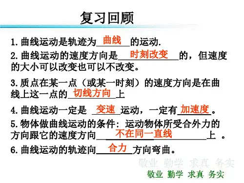 运动的合成与分解