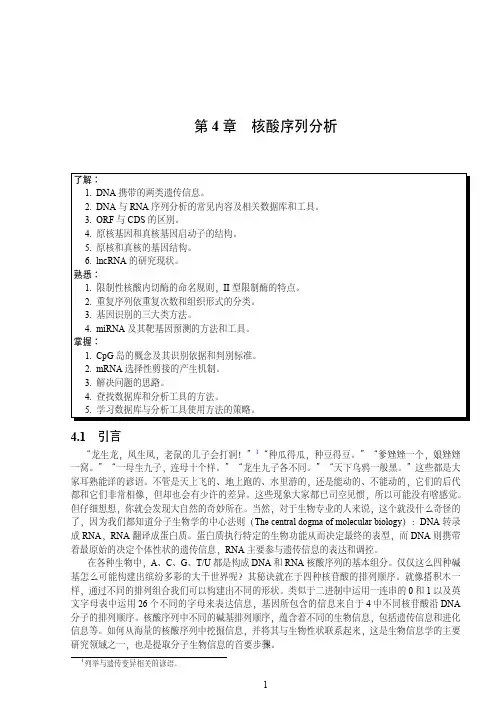 核酸序列分析