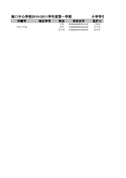 学籍变动登记表