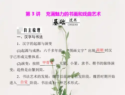 充满魅力的书画和戏曲艺术PPT课件