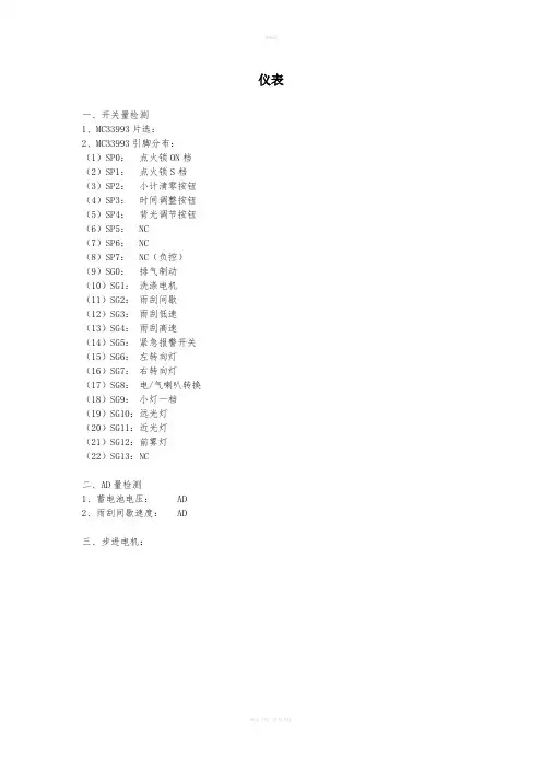 开关量的检测