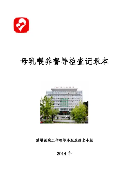母乳喂养督导检查工作记录表
