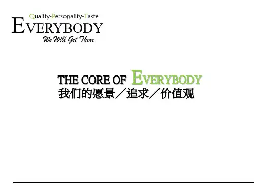 团队建设PPT  团队  团队文化 团队价值观