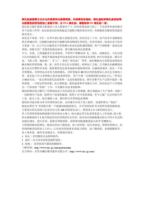 2013深孔钻发展到巅峰