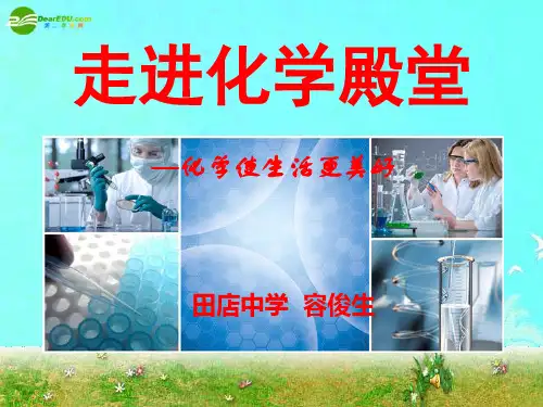 湘教初中化学九上《1专题1 走进化学殿堂》PPT课件