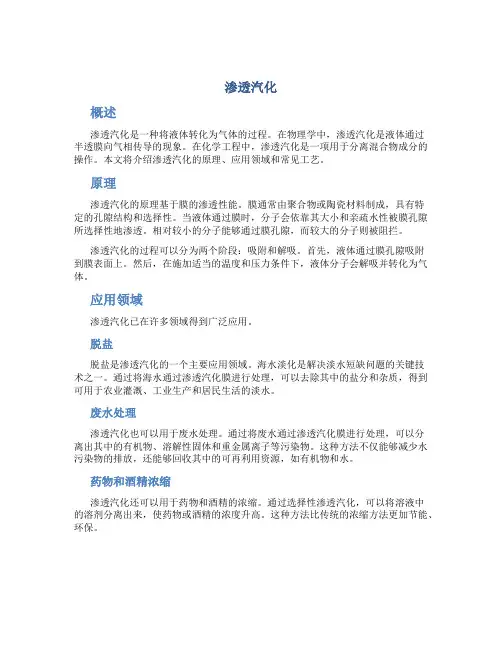 渗透汽化_精品文档