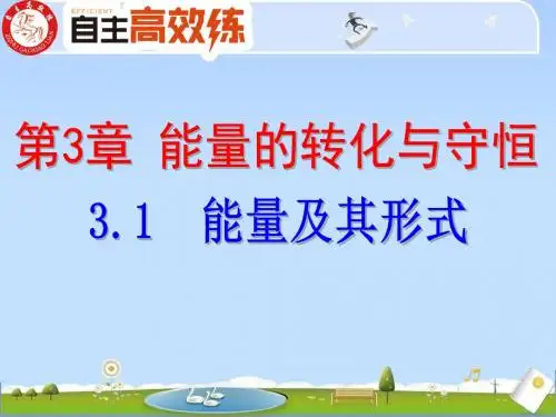 3.1  能量及其形式