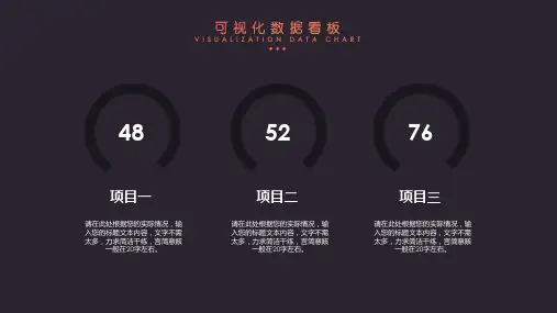 可视化数据分析看板图形图表