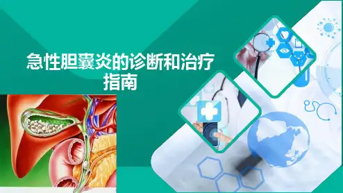 急性胆囊炎的诊断和治疗指南