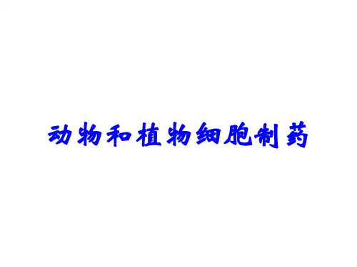 动物和植物细胞制药