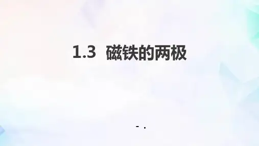 《磁铁的两极》PPT