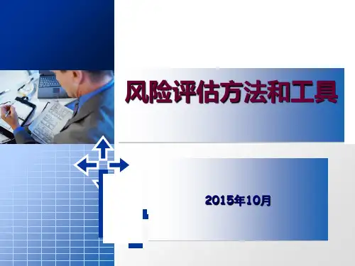 年CFDI药品培训风险评估方法和工具课件