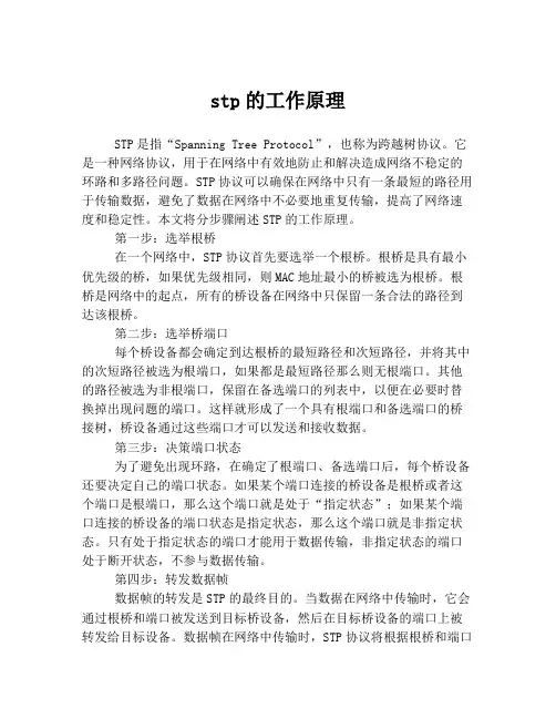 stp的工作原理